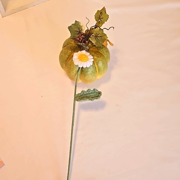 Hand Crafted crochet farmhouse fall decor harvest faux pumpkins upcycled holiday - Picture 16 of 16